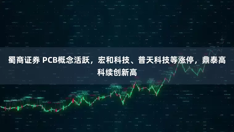 蜀商证券 PCB概念活跃，宏和科技、普天科技等涨停，鼎泰高科续创新高